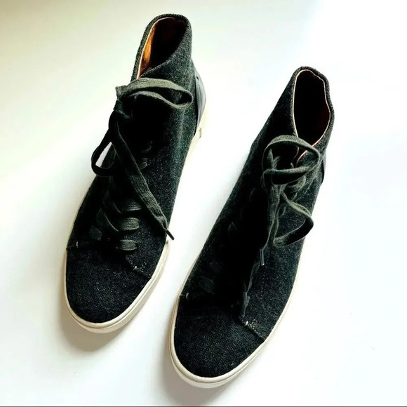 Frye Women’s Ivy Olive Wool Lace Up High Top - Picture 2 of 10